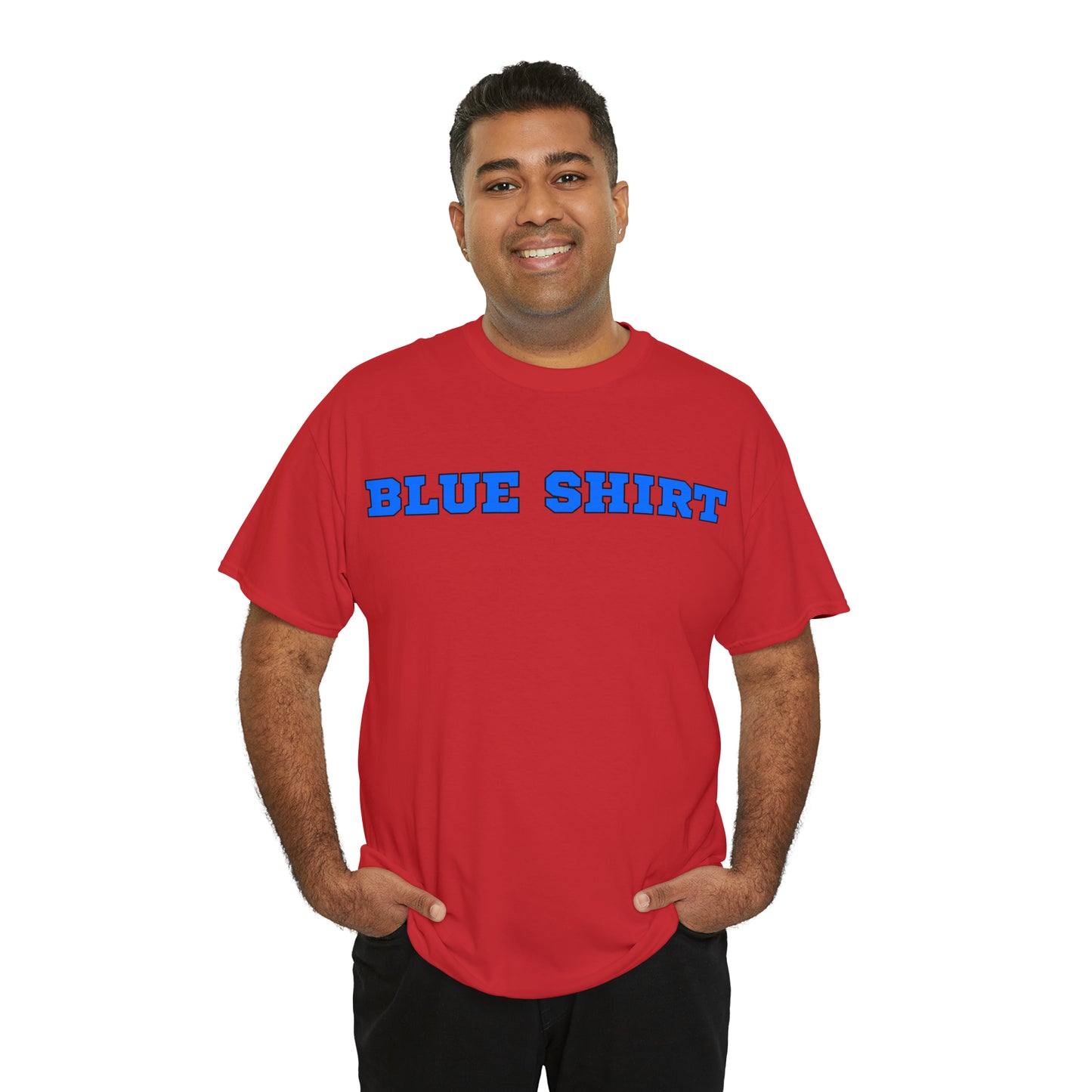 RED SHIRT OR BLUE SHIRT