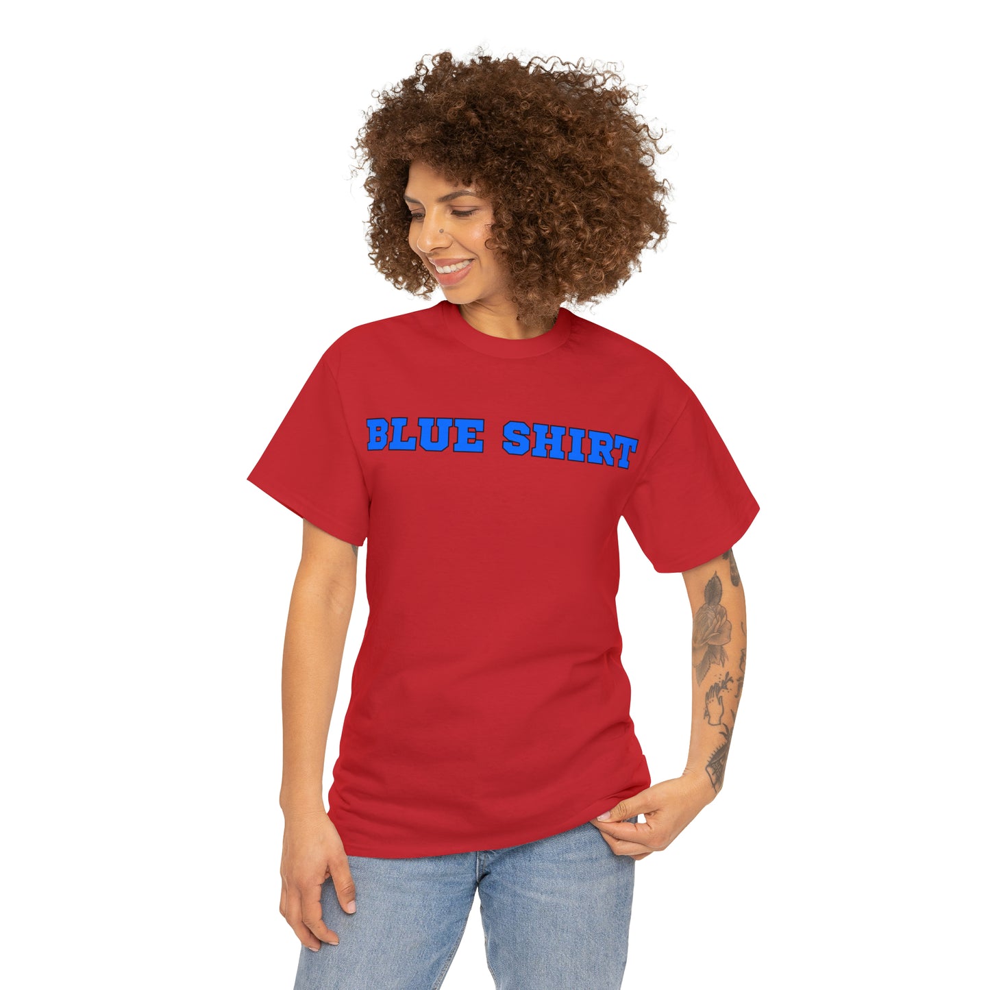 RED SHIRT OR BLUE SHIRT
