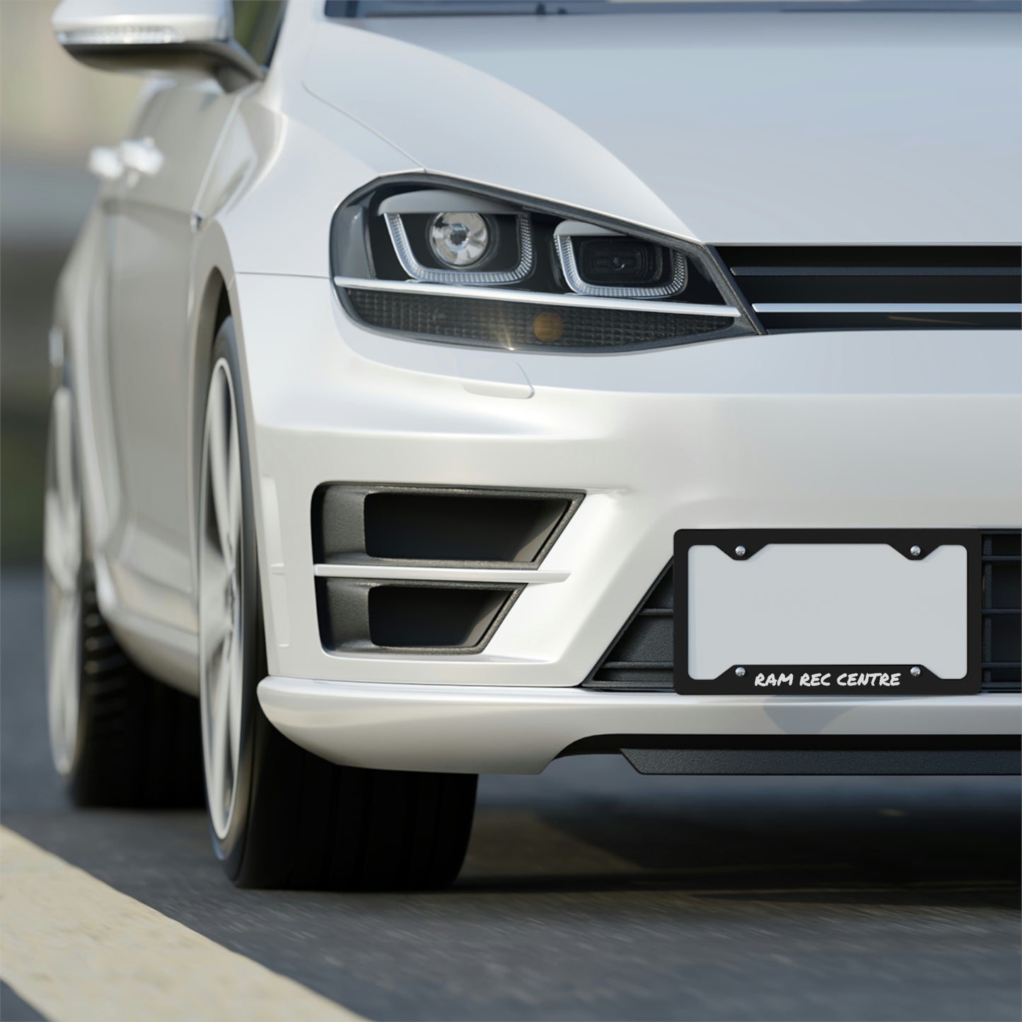 RAM REC CENTRE Metal License Plate Frame