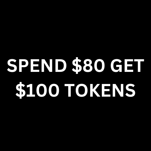 $80 TOKEN BONUS